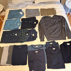 Bundle of Octobre, Sunspel Menswear (size L) - Shirts, T-shirts, Pants, Sweaters